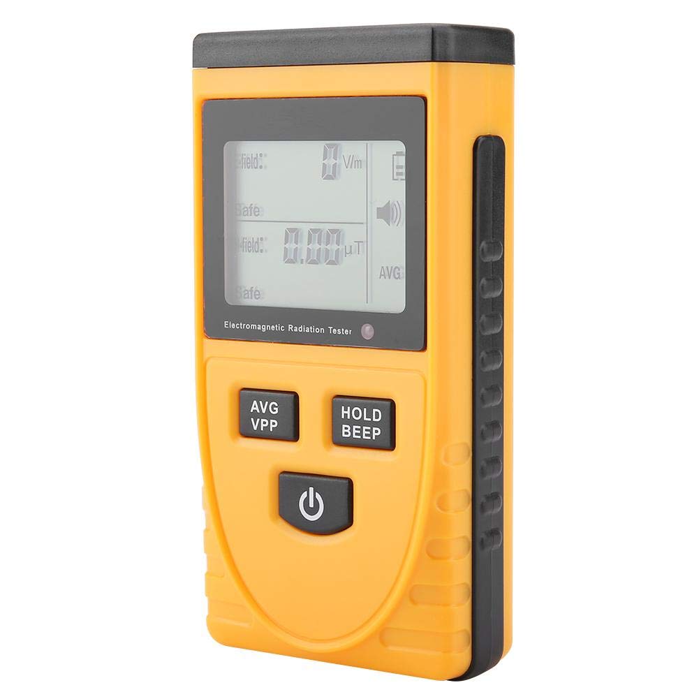 Electromagnetic Radiation Detector, Handheld Digital EMF Tester with Sound and Light Alarm, EMF Meter for Testing Magnetic Field, Electric Field Radiation - GM3120