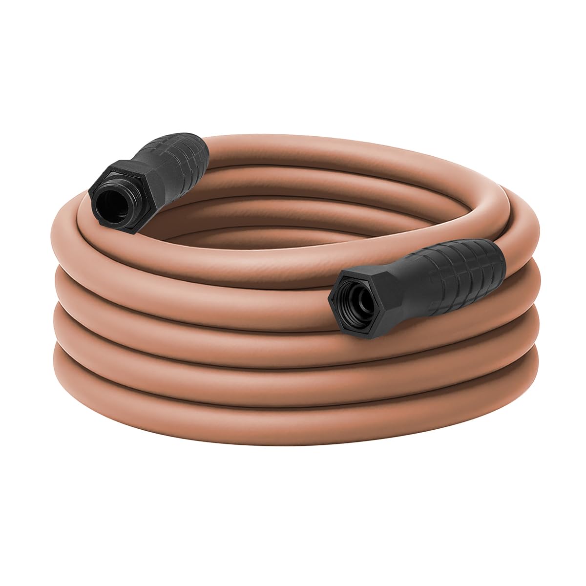 Flexzilla Colors SwivelGrip Garden Hose 5/8 in. x 50 ft., Lightweight All-Weather Water Hose, Durable and Flexible, Leak-Free Connections, Red Clay