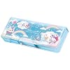 Cracks Cinnamoroll 173557 Compact Double-Sided Pen Case, Sanrio Fudeko, Pencil Case, Large Capacity, Includes Pencil Sharpener, Time Saving Card