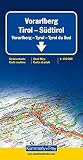 Kümmerly & Frey Karten, Vorarlberg, Tirol, Südtirol: Mit Distanzenkarte, Sehenswürdigkeiten (Regional Maps - Austria)