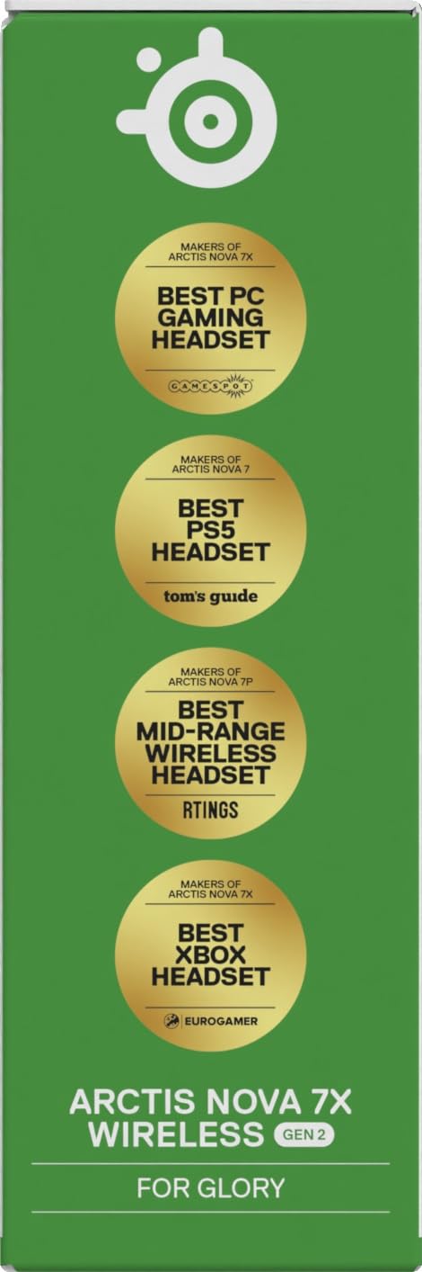 SteelSeries Arctis Nova 7X Wireless Gen 2 Xbox Headset - Gaming Headset Wireless - 2,4 GHz+ Bluetooth - Schwarz