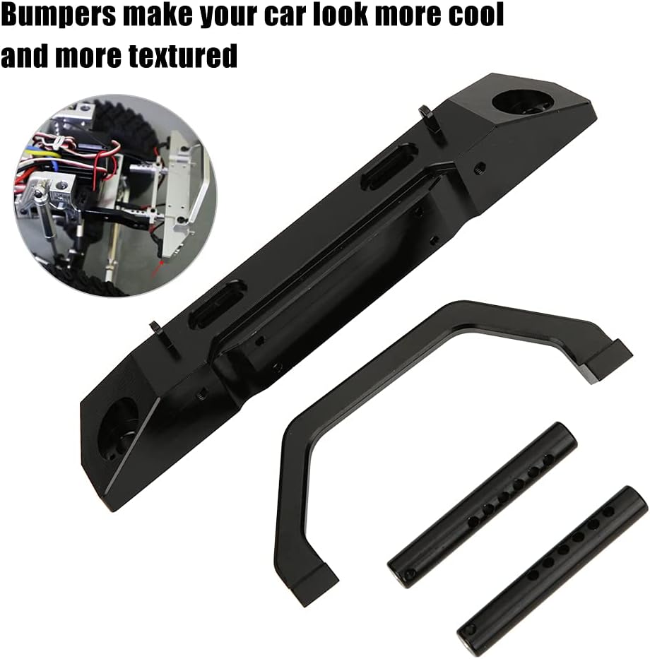 TRX4 フロント バンパー メタル バンパー LED ライト & ライト付き