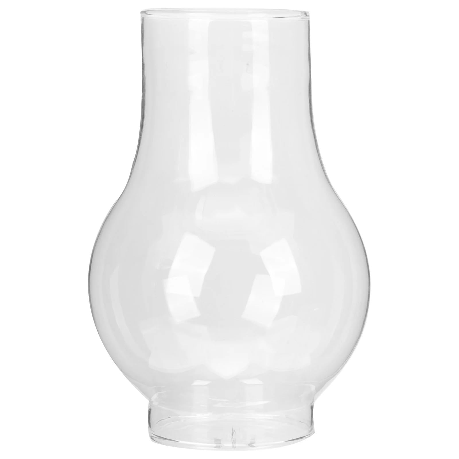 Glass Coal Lamp Shade Transparent Chimney for Outdoor