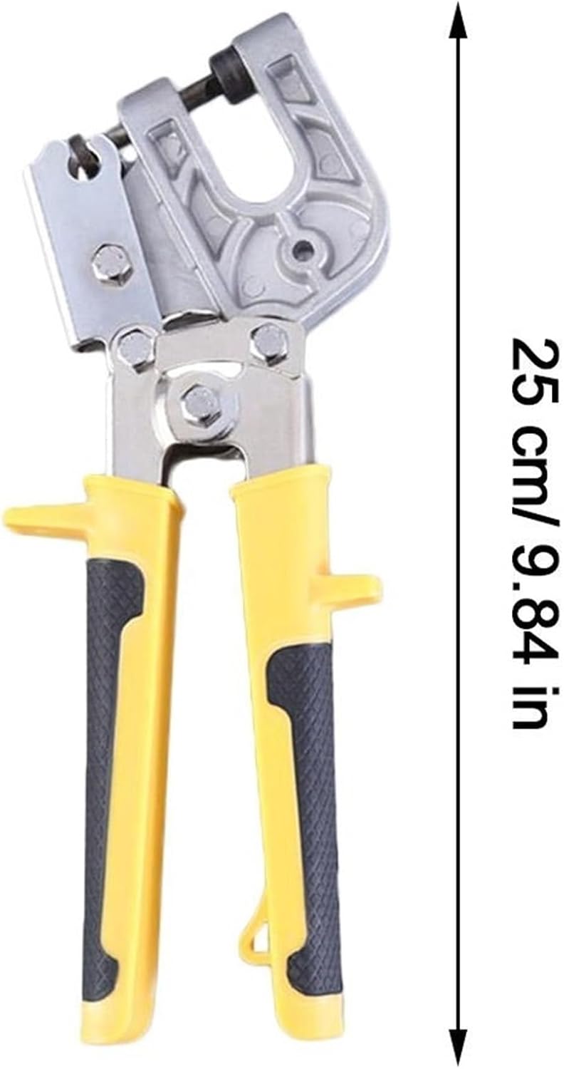 SHOKHI Metal Stud Crimper Aluminum Alloy Ceiling Punching Pliers Plaster Drywall Tools For Fastening Metal Double Handed Pliers