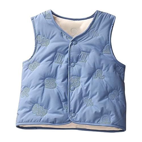 Toddler Baby Girls Boys Winter Warm Vest Clothes Buffalo Plaid Christmas Jacket Kids Puffer Coat Baby