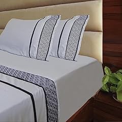 12 - Black Embroidered Silver Sheet