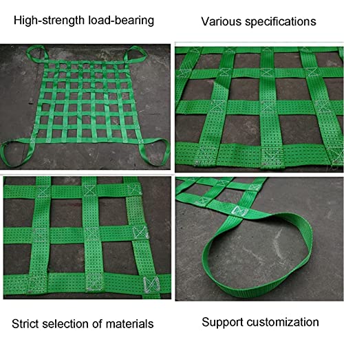 Eslinga de elevación de carga antidesgarro con nylon resistente de 10cm 4