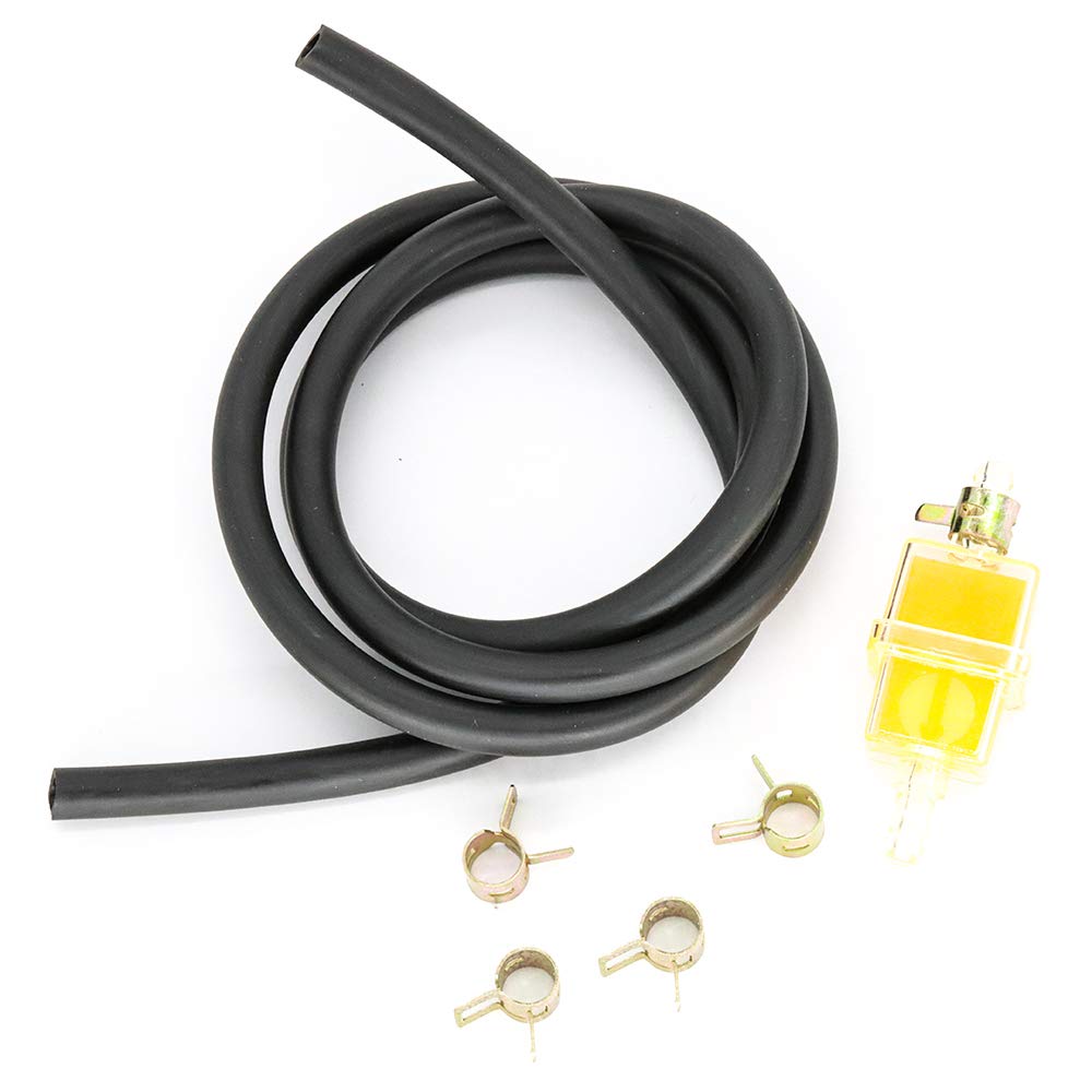 F Season Motorcycle Scooter 6Mm Gas Inline Fuel Filter Oil Gasoline Hose Line Motorbike Spring Clips Clamps Kit