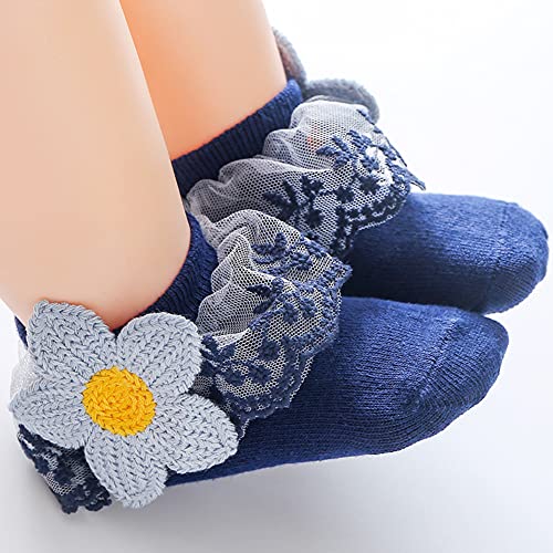 Baby Girl Lace Socks - Princess & Dress Socks for Newborn & Toddlers Gift Set2