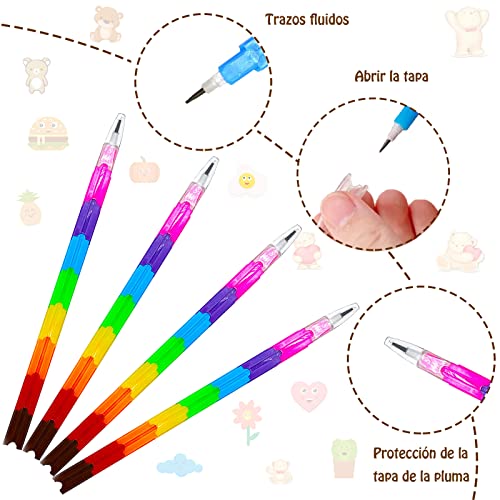 La Mejor Lista de Lápices plásticos y de cera para comprar online. 9 Lápices plásticos y de cera marca COREMOON (3)