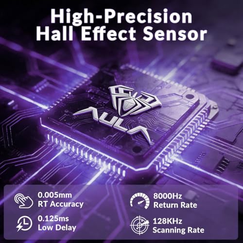 Image of Aula Hero 99 Wired Gaming Keyboard, Hall Effect Switch with Rapid Trigger