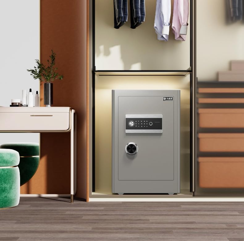 YIY Rock-Solid 金庫 指紋金庫 防犯金庫 生物測定の安全な