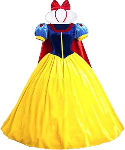 Mitef Vestido De Blanca Como La Nieve Falda De Ballet Disfraz De Halloween, L Cover