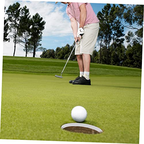 Toddmomy 2Pcs Golf Accesories Green Accessories Putter Putters An Fittings Plastic Ring Hole Cup Ring Training Aid Accessories Grommet White Stainless Steel Aluminum Alloy #TOP1