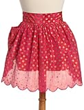 DII Pink with Gold Polka Dots Hostess Apron