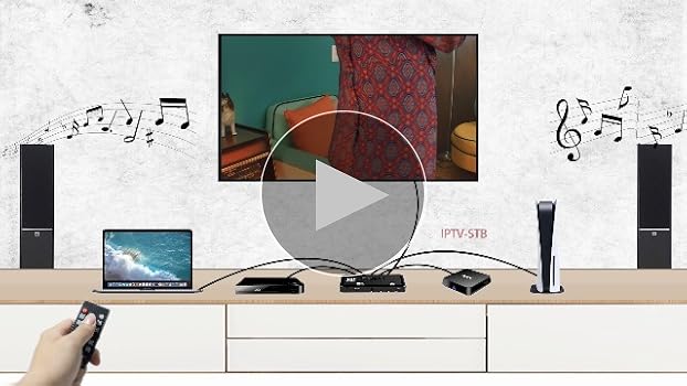 Amazon | HDMI切替器 4K@60Hz 4入力1出力 NEWCARE HDMI音声分離