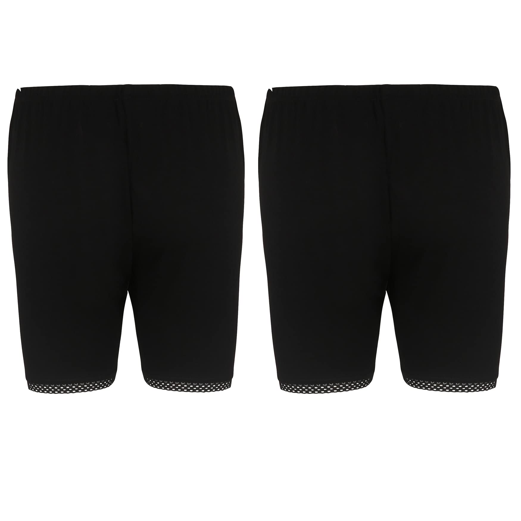 Snowball Stylish Lace Cycling Shorts/Safety/Slip/Yoga PlusSize Shorts for Women/Girls Combo-picture-12