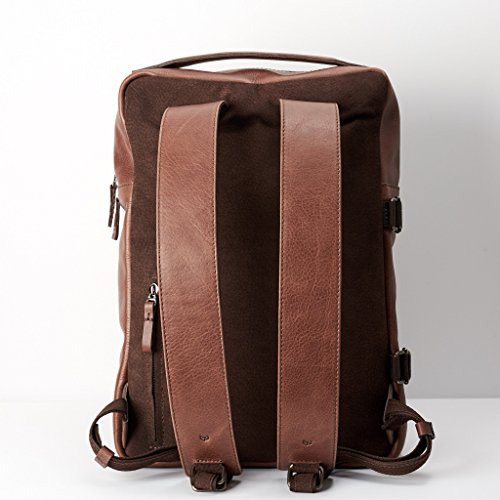 Capra Leather Laptop Backpack for Men 