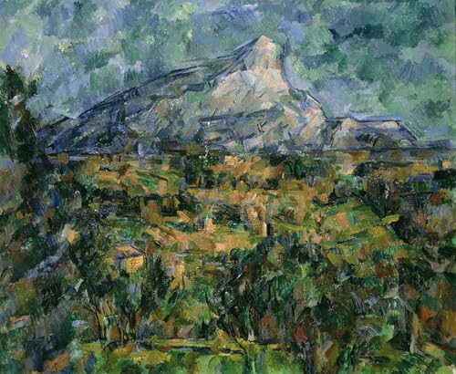 Posters et Art Pour Décoration de Salon Impression Cézanne Mont Sainte Victoire 60x90