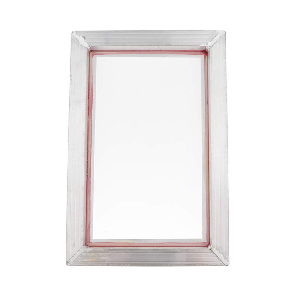 Milageto Ensemble de 1 Cadre de Sérigraphie Aluminium Maille Polyester Impression Soie 77/90/120, 31x41cm 77T