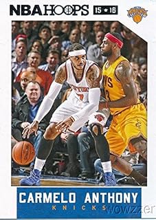 Carmelo Anthony 2015/2016 Panini Hoops NBA Basketball #97 in MINT Condition! Shipped in Ultra Pro Top Loader to Protect it! Awesome Card of New York Knick’s Superstar!