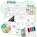 Magnetic Whiteboard Chore Chart & Reusable Dry Erase Calendar Set – for Kids, Teens, Adults - Reward Behavior Chart - Kids Responsibility Magnets & Refrigerator Reward Set – 11” x 17”