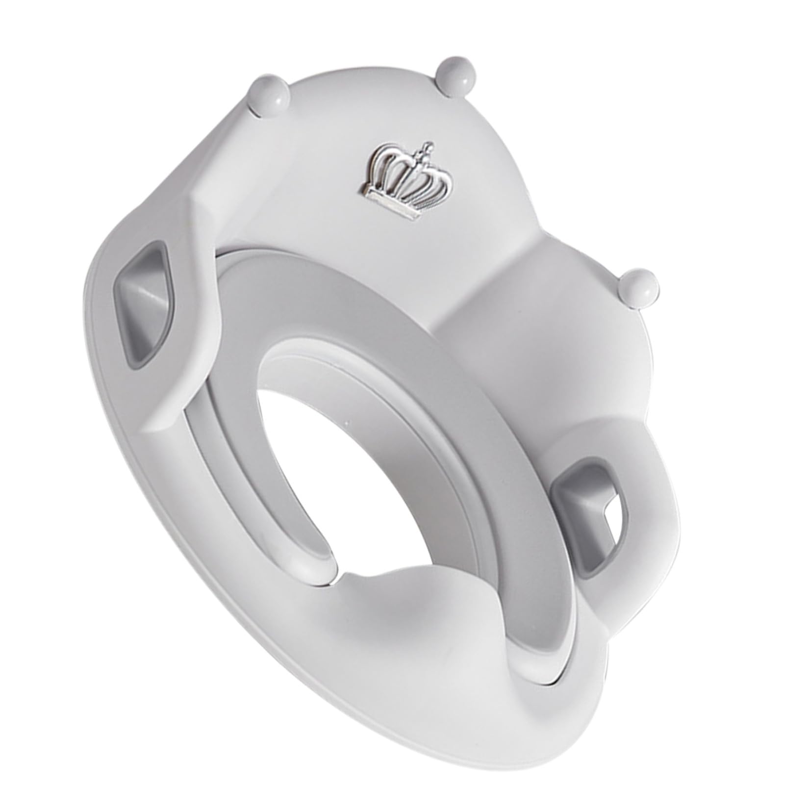 Milisten De Inodoro Para Niños Pequeños y Unisex Grande Gris, Cojín Antideslizante, Desmontable Para Entrenamiento En Casa y Seguridad Familiar