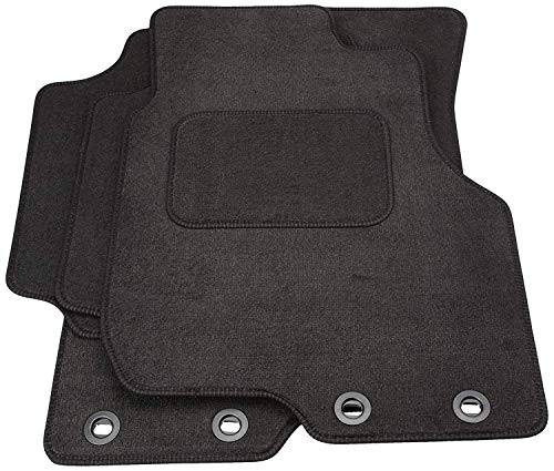Auto Companion MT4267PO/BK+MTTBLT Alfombrilla de Coche Totalmente a Medida, Negro estándar