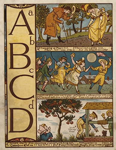 Toile modern peinture pour décoration salon Walter Crane 60x90