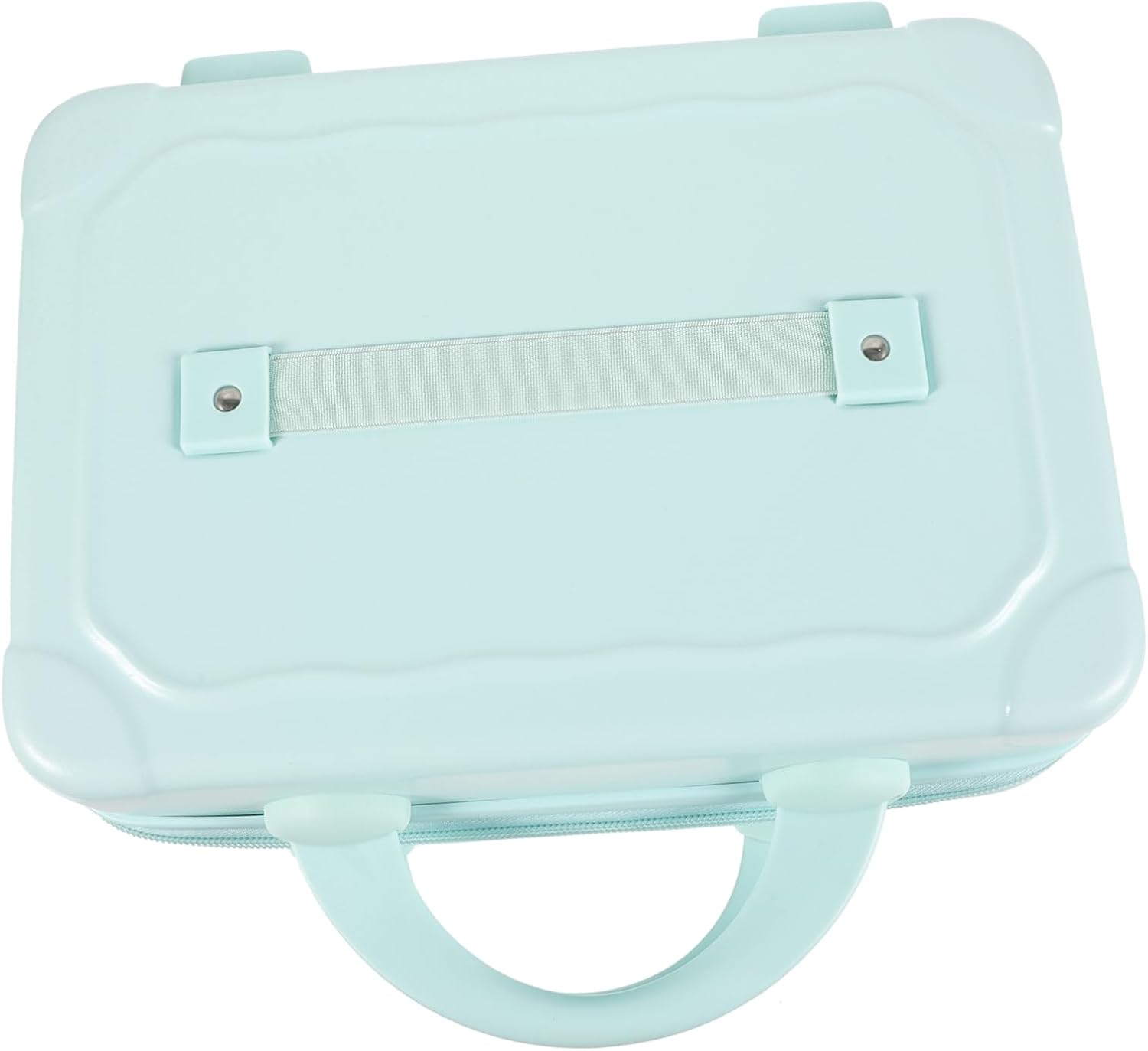 DOITOOL Portable Makeup Suitcase Small Travel Cosmetic Case with Versatile Storage for Women Stylish Design for Organizing Makeup Jewelry Accessories Durable and Lightweight