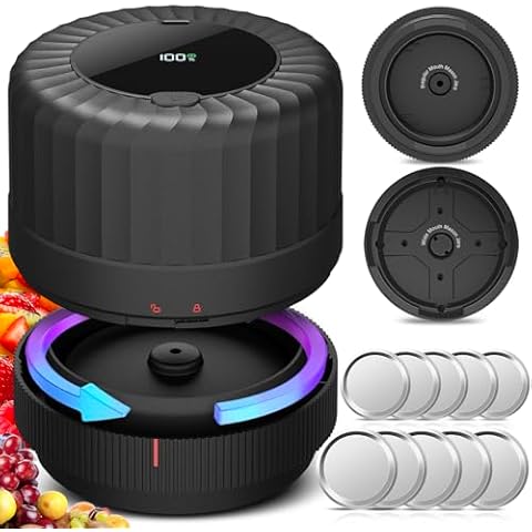 LXT Electric Mason Jar Vacuum Sealer Kit Cover