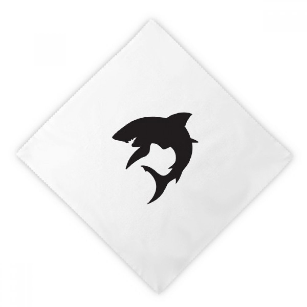 Serviettes en tissu requin de qualité supérieure pour décoration de table moderne