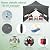 COBIZI Canopy 10x10 Pop Up Canopy Tent with 4 Sidewalls, Commercial Party Tent Ez Waterproof Outdoor Instant Gazebo UV 50+ Event Shelter, Garden Tents for Parties Camping with Sandbags,Grey