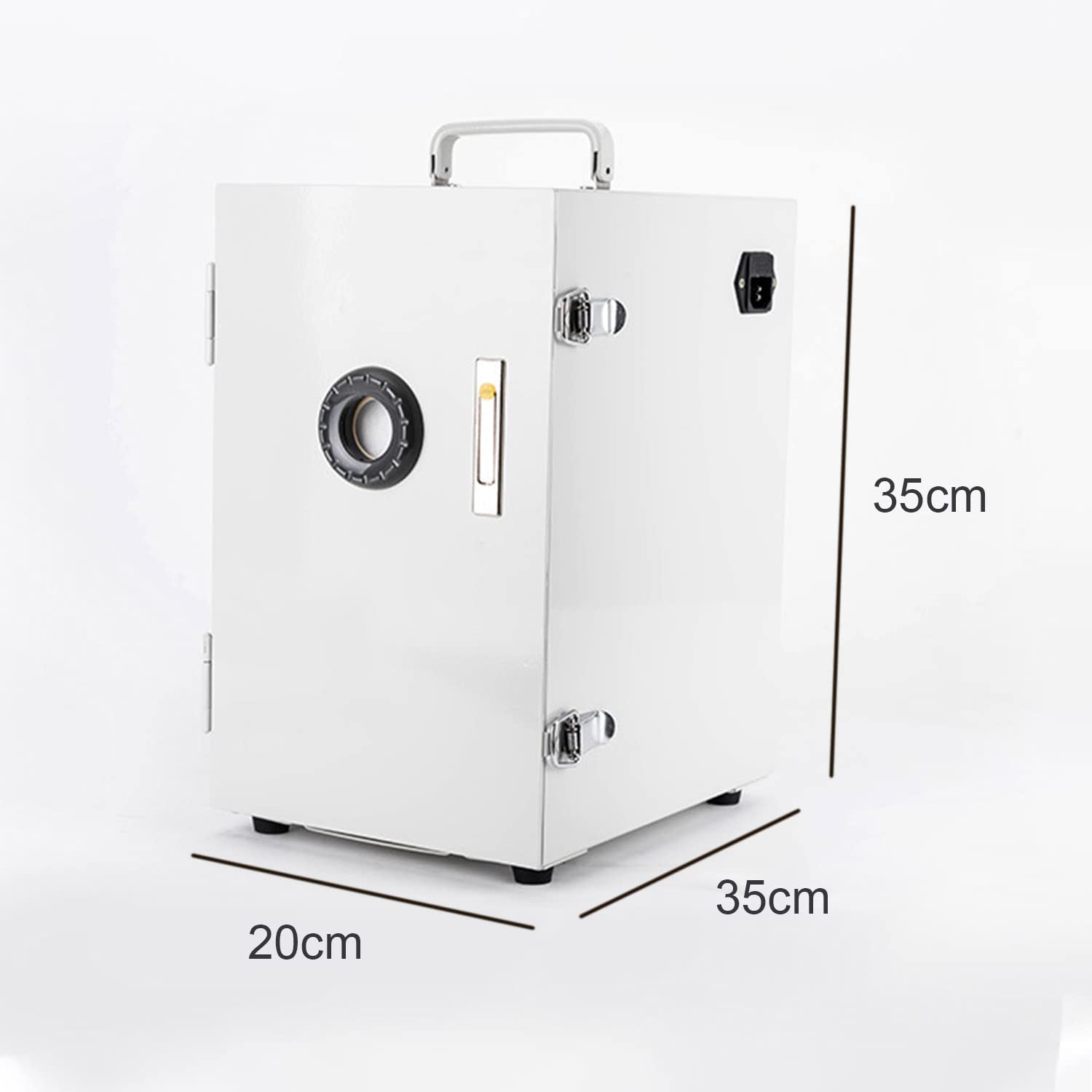Collettore di polveri per laboratorio odontotecnico, aspirapolvere per aspirapolvere potente da 370 W, collettore di polveri digitale per laboratorio odontotecnico portatile a fila singola per