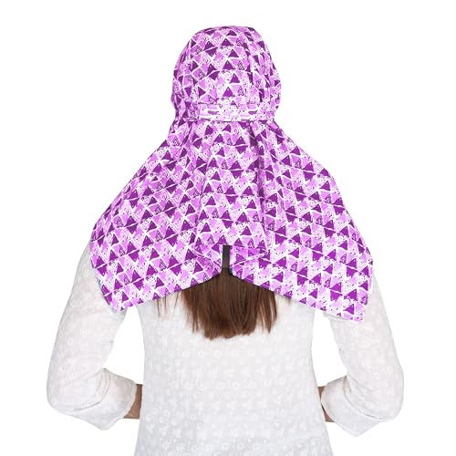 Image of Sun Protection Summer Wear Scarf Mask Face Cover Head Bandana For Women Girls Dupatta Hijab