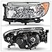 PartsFlow Headlight Assembly Replacement Compatible With 2006 2007 2008 Subaru Forester X, X L.L. Bean Edition, XT Limited Fits Driver Side Left Halogen Headlamp Assembly 84001SA471 SU2502119