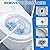 60 Count Toilet Wand Refills for Clorox,4X Cleaning Power Toilet Bowl Cleaner Refill Pads,Disposable Toilet Brush Scrubber Refills for Bathroom Cleaning,No Falling Apart