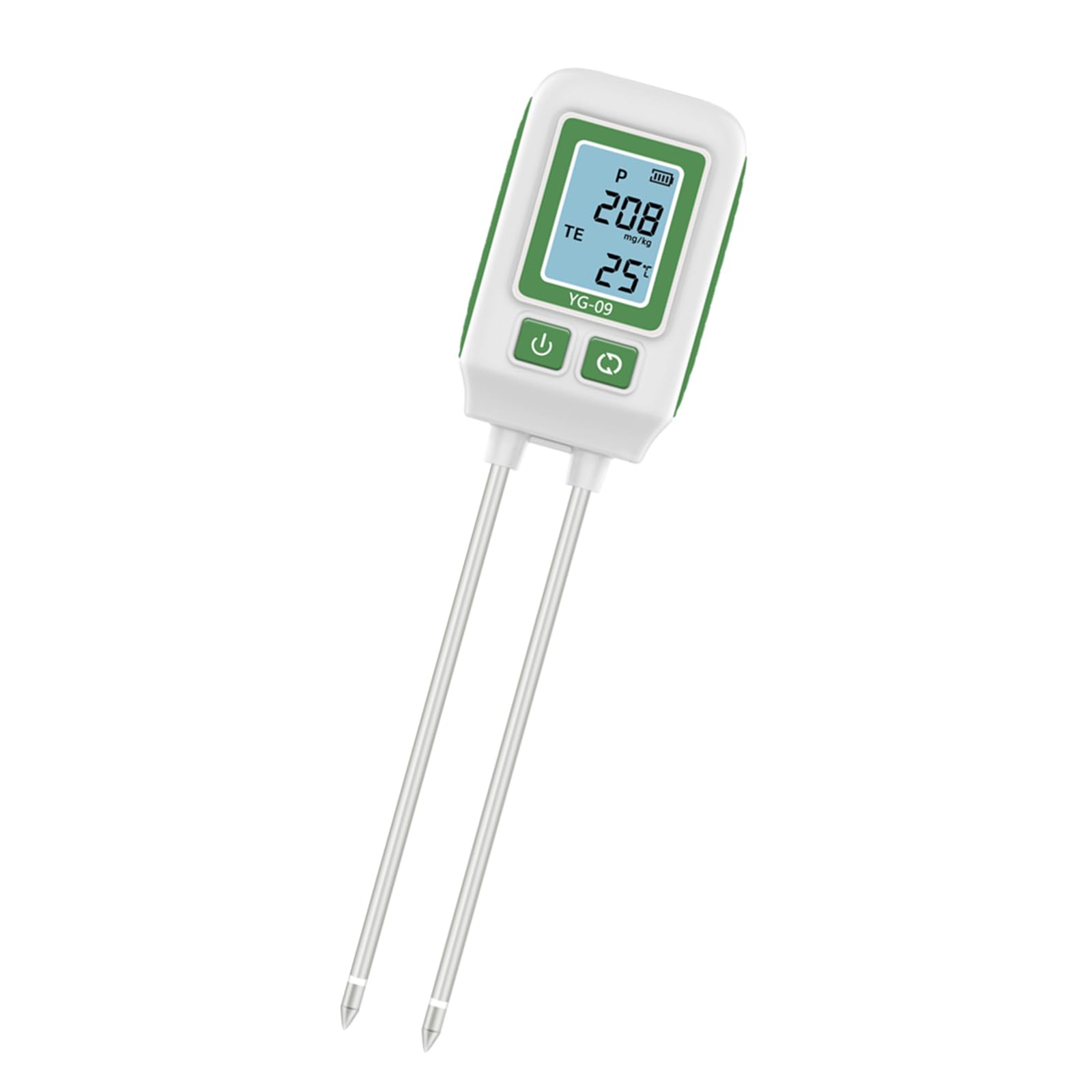 Digital Soil Health Checker with Mineral Detection and Temperature Reading for Farms Orchards Not Batteries Handheld Soil Tester