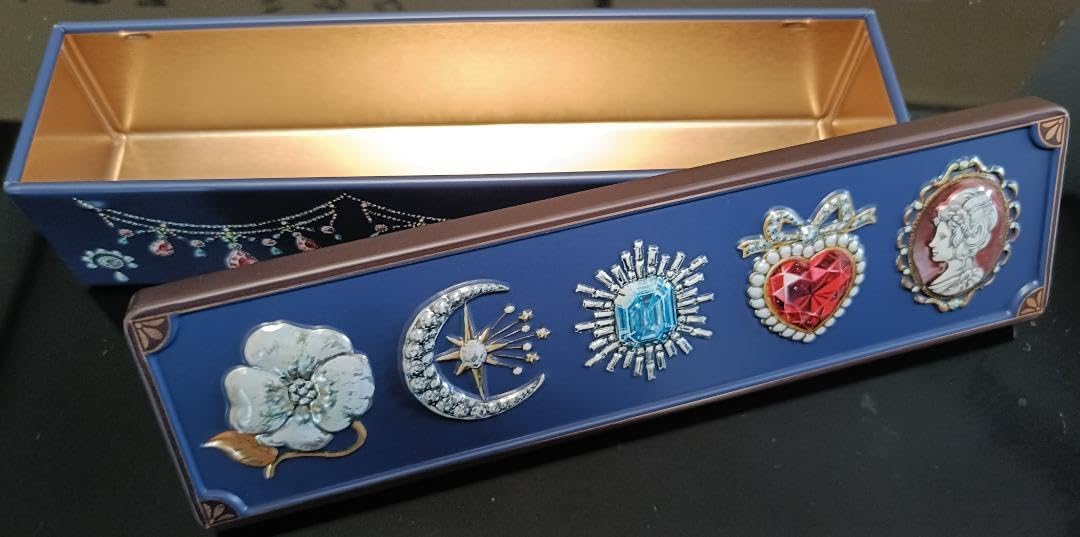 ビジュー缶（青）50缶入 ビジュー缶(青)50缶入 ビジュー 缶 クッキー