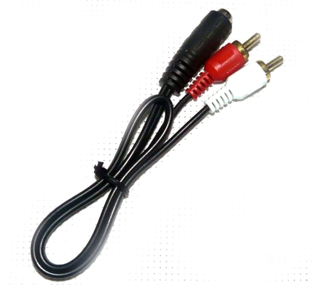 Avis ケーブル　3.5㎜ Amazon | AVケーブル 3.5mm(オス)- RCA(赤・白・黄)3色(メス