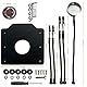 Lötstation Helping Hands mit Lupe Third Hand Stand Solder Tool PCB Holder Circuit Board Soldering Kit - Heavy Duty Base Plate | Four Flexible Arms