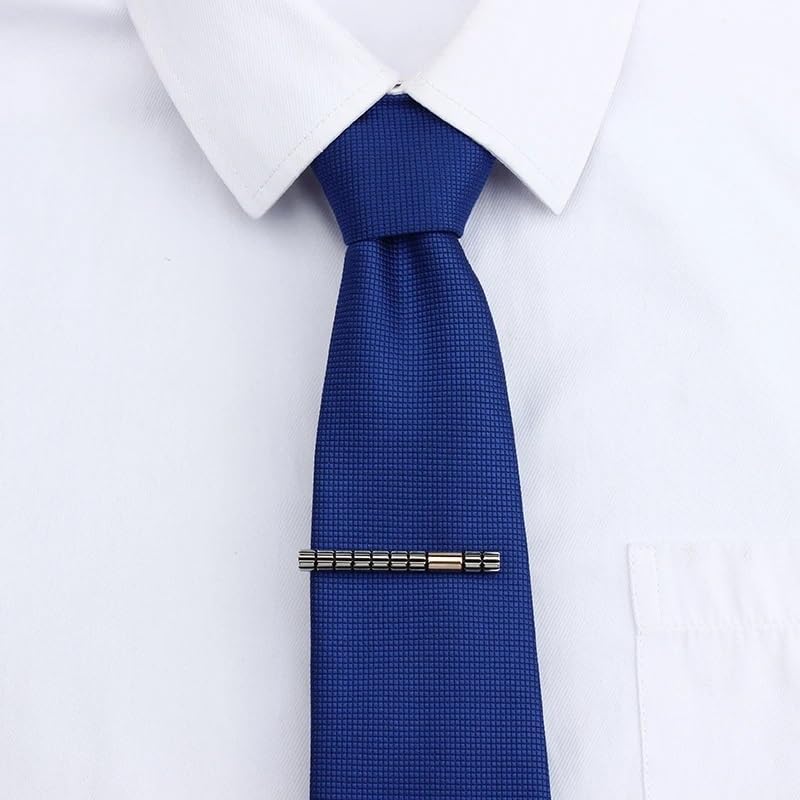 ピンクゴールドクリップネクタイピン JSEIAJB ネクタイクリップ/バー/タック/ピン ネクタイ用 ガンブラック ローズゴールド ギフト 男性用