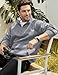 JMIERR Fashion Sweater for Men Quarter Zip Up Pullover Polo Fall Family Outfit Stand Collar Fleece Shirt with Pockets, XL, Grey