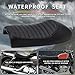 Black Vintage Cafe Racer Hump Seat Retro Saddle For CB 350 CB400 CB500 CB550 CB750