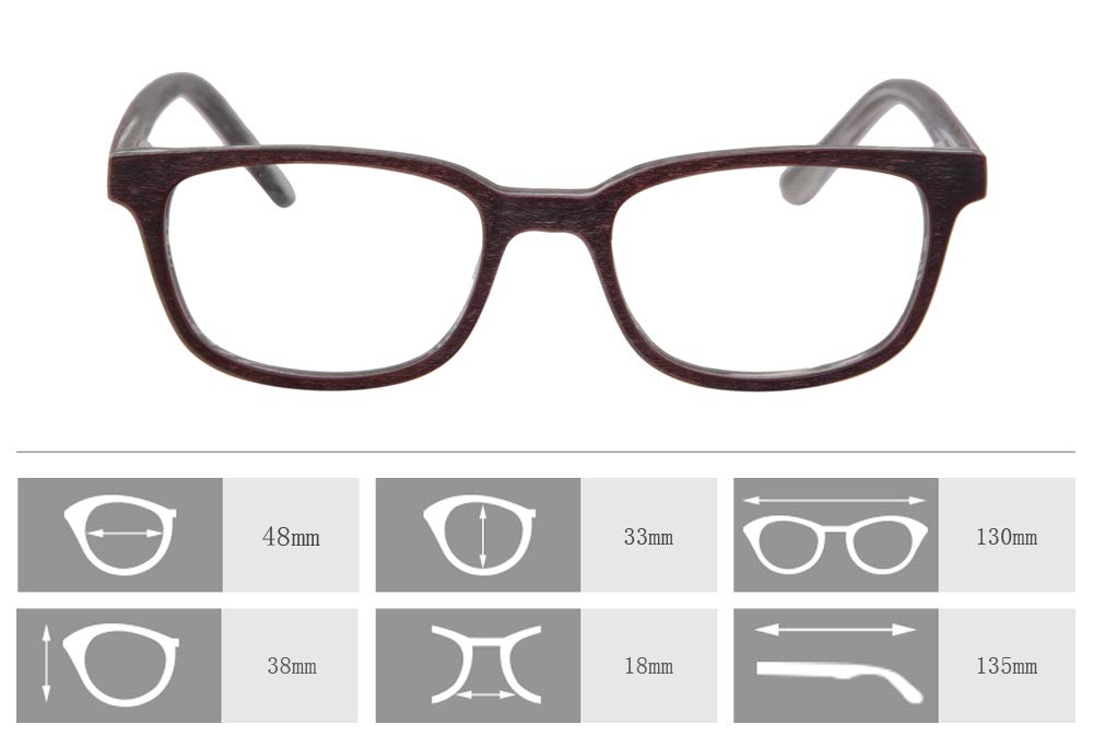 6.50 +7.00 Gafas de Lectura para computadora con Bloqueo de luz Azul de Gran Aumento Hombres Mujeres-ZF115