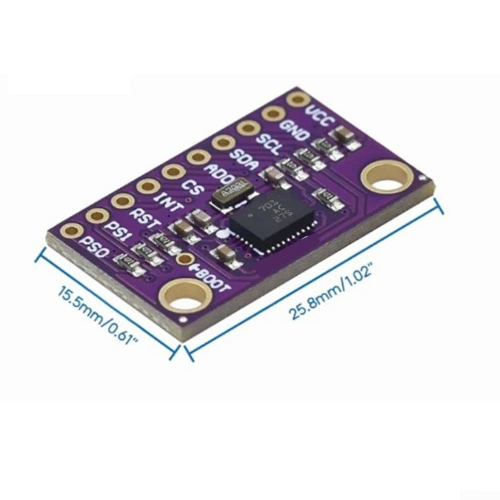 BNO085 9DOF IMU Modul für AR VR Robotik verwendet Sensor-Hub-Software für genaue Bewegungsverfolgung mit Beschleunigungsmesser, Gyroskop-Magnetometer und mehreren Schnittstellenoptionen