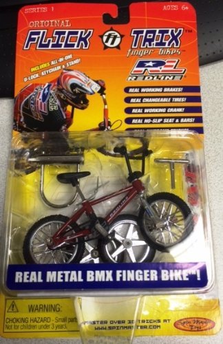 Flick Trix Finger Bikes-Redline-Brown-New