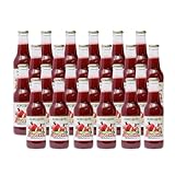 Agropic Succo di Melograno 100%, 24 bottiglie da 200 ml di puro succo di melograno senza z...