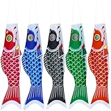 Chisafly こいのぼり 鯉のぼり 5色鯉のぼりキット 70cm おしゃれ 繰り返し可能 こどもの日 男の子 初節句 端午の節句 5月5日 ベランダ 屋外 庭 プレゼント