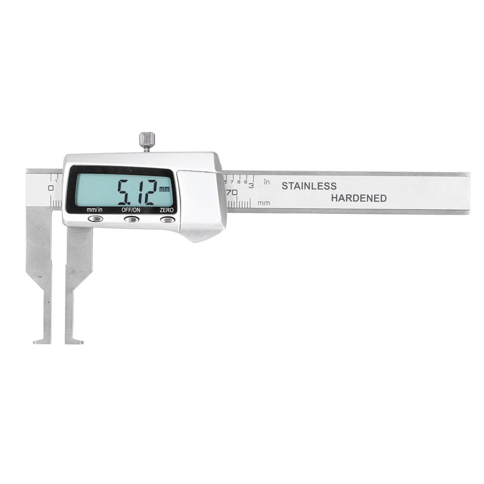 Herramienta de Medición con Calibrador Vernier Digital con Resolución Precisa de 0,01 Mm, Acero Inoxidable, 0-70 Mm, Perfecta para Ingeniería y Aficionados